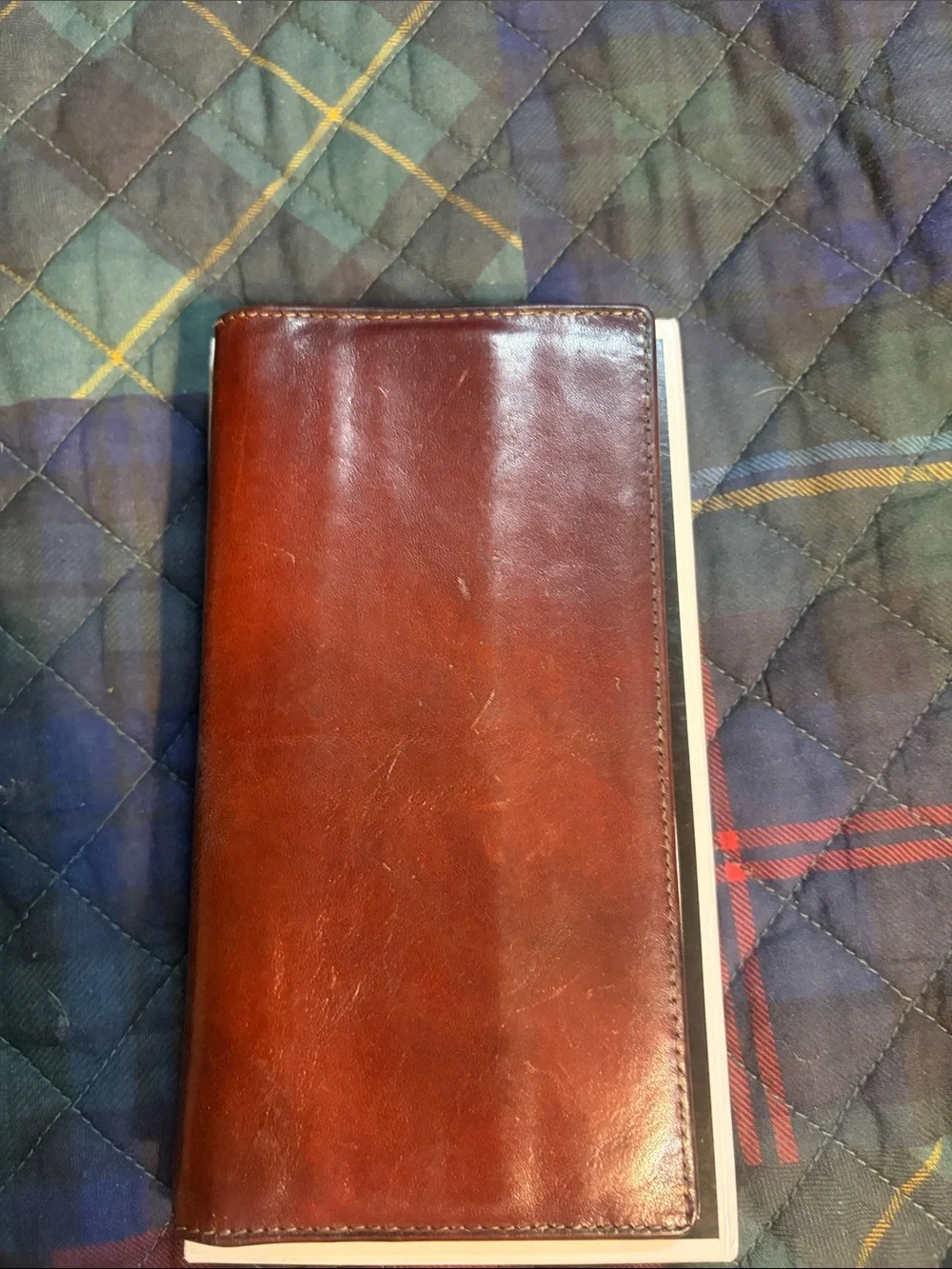 Mancini Nevada Collection Men’s Brown Leather Money Clip Wallet